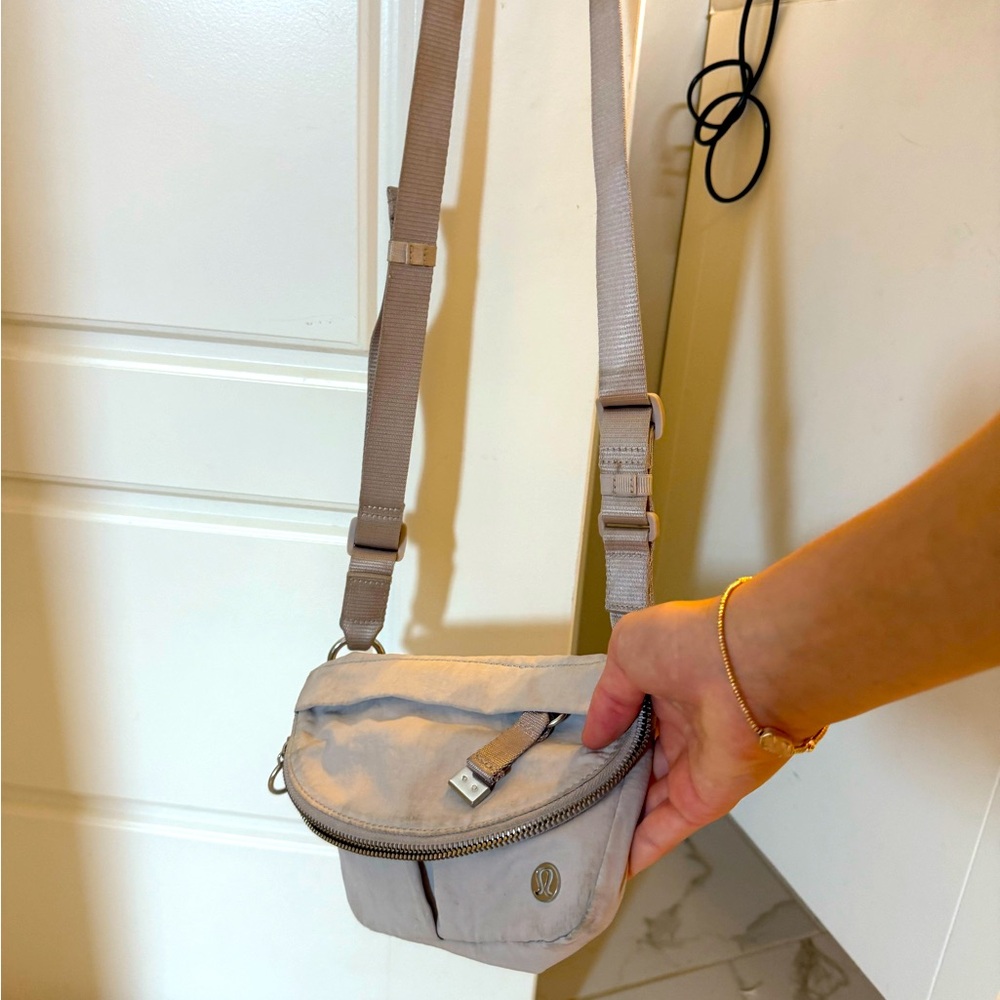 Stylish Beige Lululemon Belt Bag